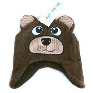 Cozy Creatures | Unisex Brown Bear Winter Hat